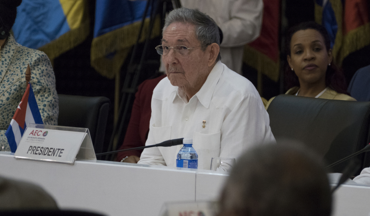 This is a photograph of Raoul Castro.
