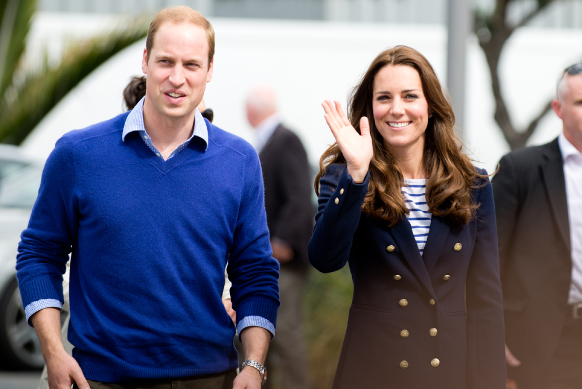 This is a photo of Prince William and his wife Kate Middleton.