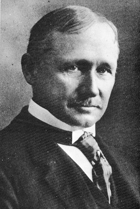 This is a black and white photograph of Frederick Taylor.