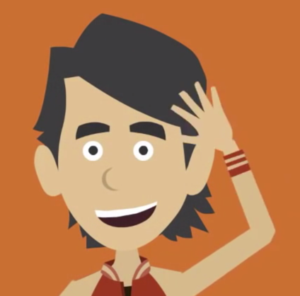 Image of face from the Visual Learner video.