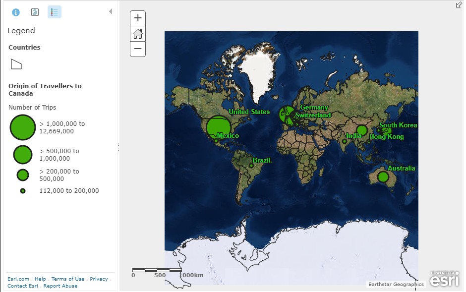 This is a map displaying the same information as the table and bar graph above.