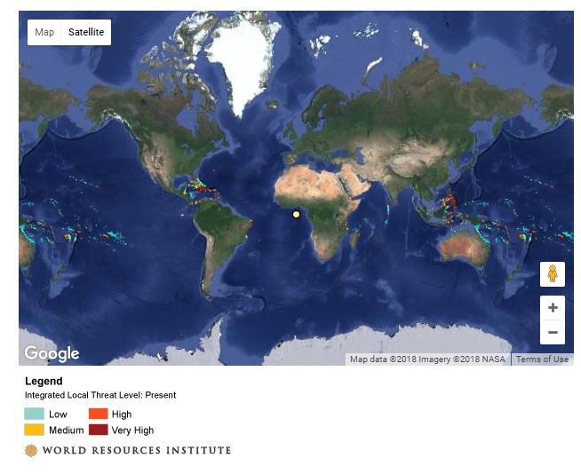 This is a screen capture of the map.