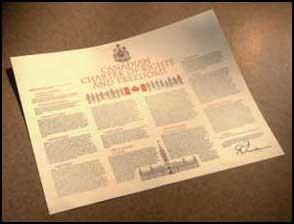 This is an image of the Charter of Rights and Freedoms