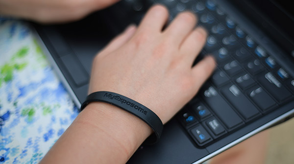 wristband chemical exposure sensor