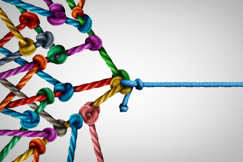 This is an image of the representation of a network.
