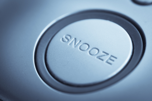 This is an image of a snooze button.