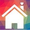 This is an image of a house with a heart above the chimney.