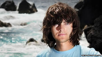 This is a photograph of Boyan Slat.
