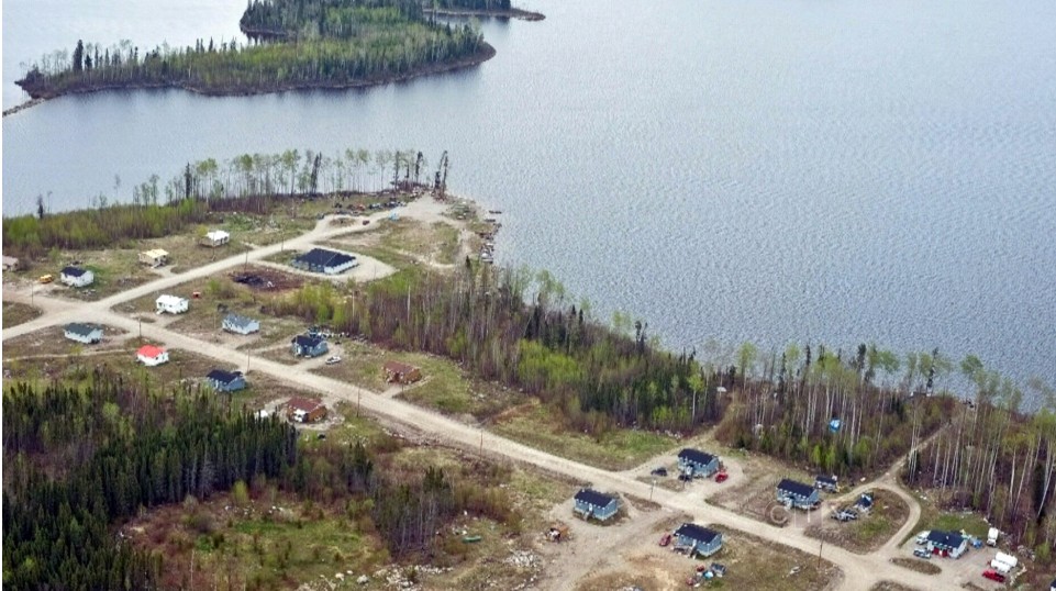 This is a photograph of the community of Neskantaga.