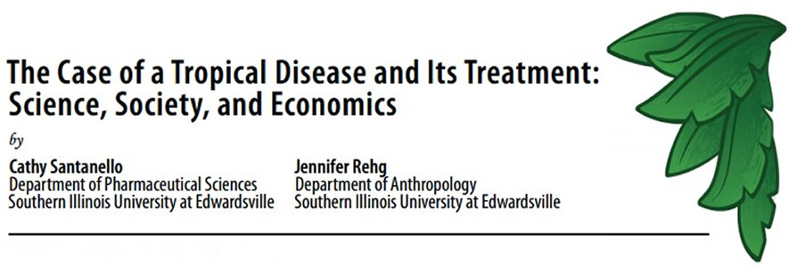 This is a screencapture of the case study, The Case of a Tropical Disease and Its Treatment: Science, Society and Economics.