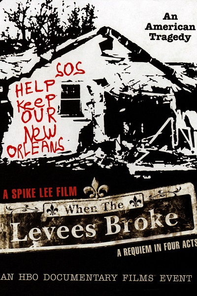 This is a photograph of the DVD cover for When the Levees Broke.