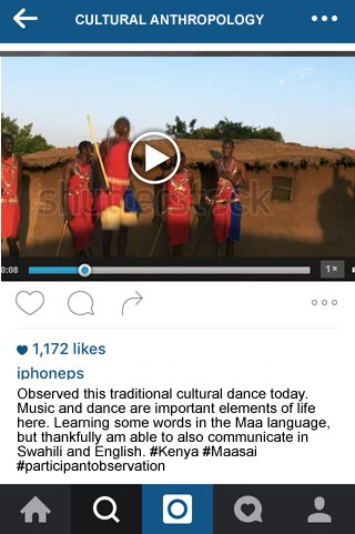 This is a social media post of a Maasai dance.