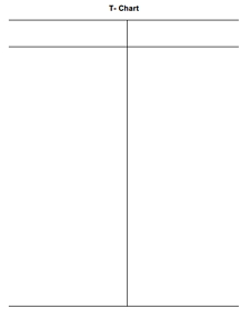 This is an image of a T-Chart.