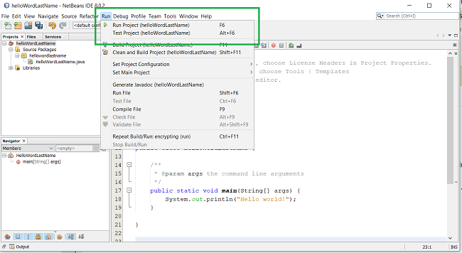 This is an image showing how to run the program.