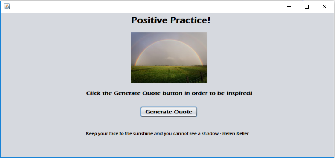 An image of the completed form for the positive practice program.