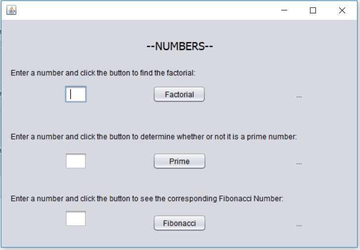 This is an image of the GUI form for the program.