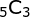 _{5}\textrm{C}_{3}