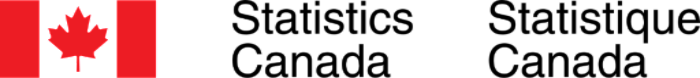 This is an image of the Statistics Canada logo written in English and French.