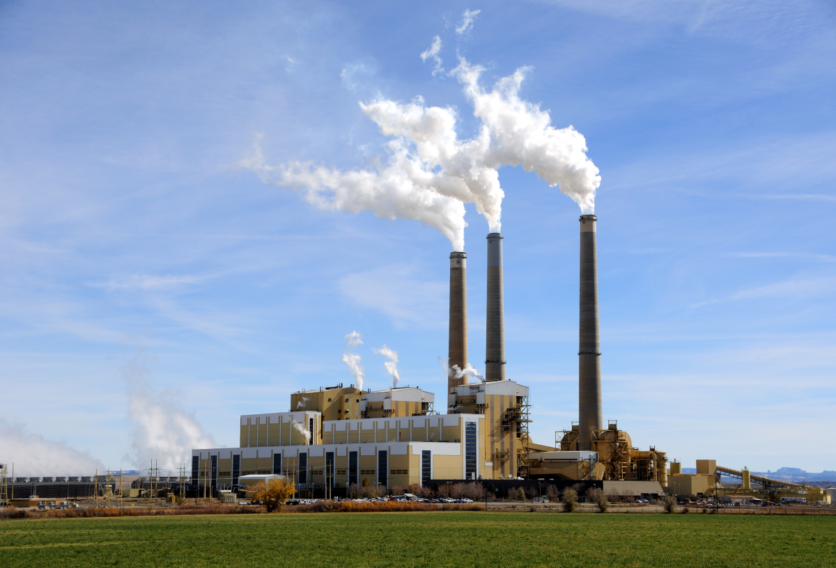 This is an image of a coal-fired power plant.