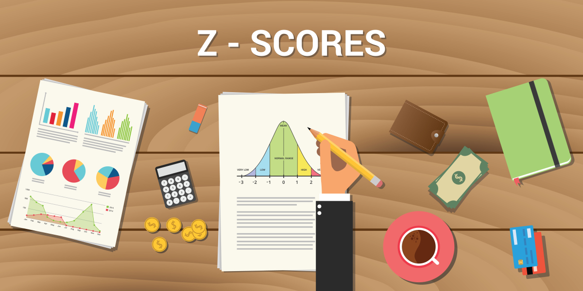 This is an image of an illustration of a hand working with the normal distribution and z scores.