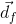 \vec{d}_{f}