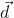 \vec{d}