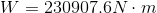 W=230 907.6N\cdot m