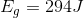 E_{g}=294J