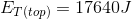 E_{T(top)}=17640J