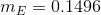 m_{E}=0.1496