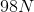 98 N