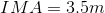 IMA=3.5m