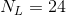 N_{L}=24