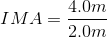 IMA=\frac{4.0m}{2.0m}
