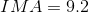 IMA=9.2