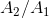 A_{2}/{A_{1}