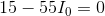 15-55I_{0}=0