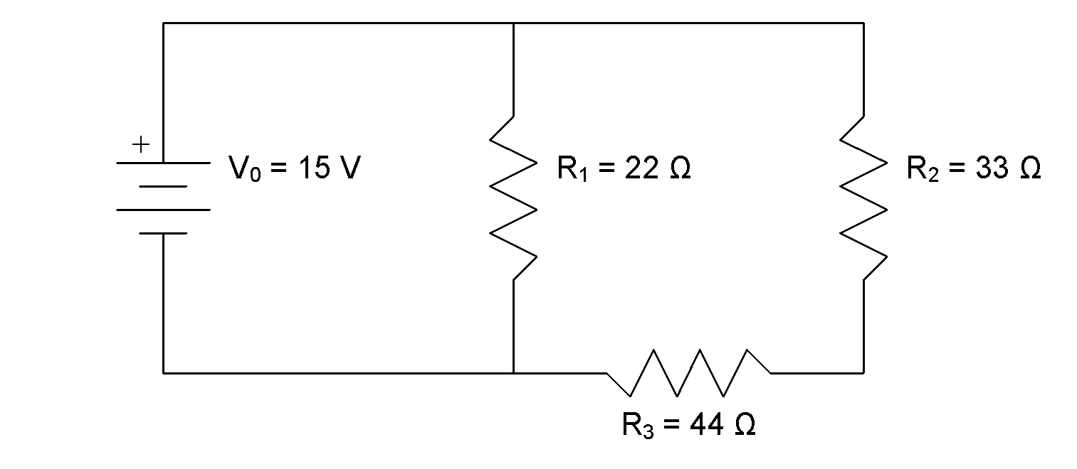 This image depicts a mixed parallel and series circuit