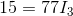 15=77I_{3}